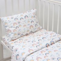 Комплект постельного белья LoveLife "Радуга" 112*143 см, 60*120+20 см, 40*60 см, сатин, 100% хлопок Комплект постельного белья LoveLife "Радуга" 112*143 см, 60*120+20 см, 40*60 см, сатин, 100% хлопок