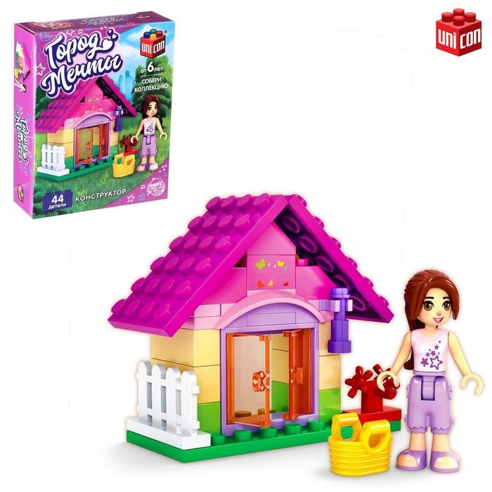 Конструктор Город Мечты &laquo;Садовый домик&raquo;, 44 детали