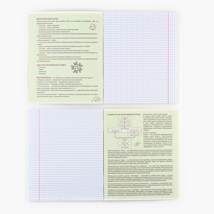Предметная тетрадь А5, 48 л на скрепке &laquo;Яркий. Биология&raquo; ТВИН лак, уф лак, конгрев