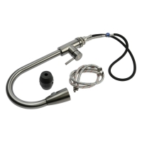 Смеситель для кухни ZEIN Z4961, нержавеющая сталь, с выдвижной лейкой, 2 режима, серый Смеситель для кухни ZEIN Z4961, нержавеющая сталь, с выдвижной лейкой, 2 режима, серый