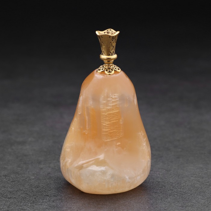 Подсвечник церковный №3 "Пирамидка", 8,5х5 см, селенит