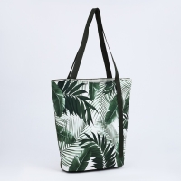 Сумка женская пляжная "Тропики", 39х32 см, оливковая Сумка женская пляжная "Тропики", 39х32 см, оливковая