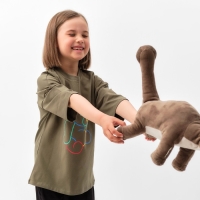 Футболка детская MINAKU цвет хаки, рост 98