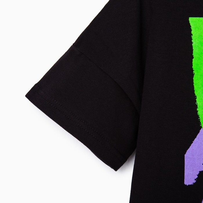 Футболка детская MINAKU Graffiti, цвет чёрный, рост 128 Футболка детская MINAKU Graffiti, цвет чёрный, рост 128