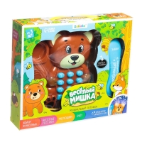 Музыкальный телефон &laquo;Весёлый мишка&raquo;, звук, свет