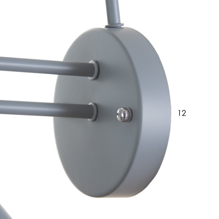 Бра "Бравер" Е27 серый 26х26х30 см