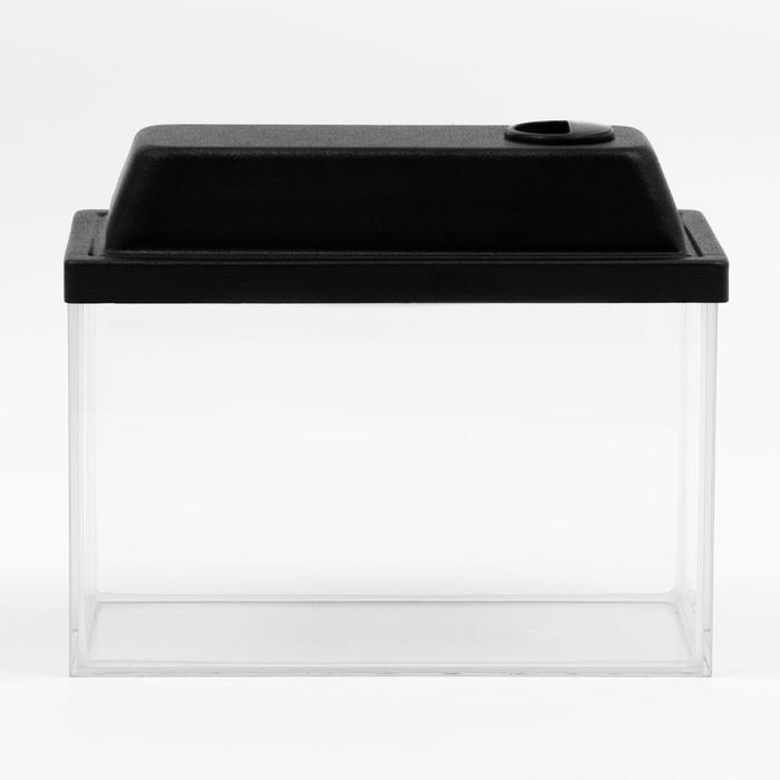 Комплект аквариумов Комплект аквариумов "Прямоугльный" с крышками - 3 шт, 5 л, 10 л, 15 л