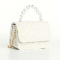 Сумка детская для девочки на молнии &laquo;Выбражулька&raquo;, цвет белый