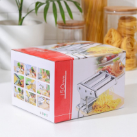 Лапшерезка с функцией раскатывания теста Доляна, 6 настроек толщины теста, ширина лапши 2 и 5 мм Лапшерезка с функцией раскатывания теста Доляна, 6 настроек толщины теста, ширина лапши 2 и 5 мм