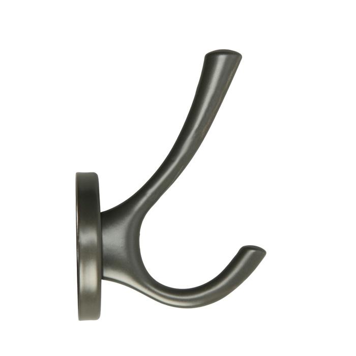 Крючок мебельный CAPPIO SIMPLE, двухрожковый, графит