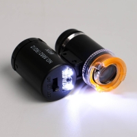 Лупа с подсветкой, для проверки денег, кратность 60х, черная Лупа с подсветкой, для проверки денег, кратность 60х, черная