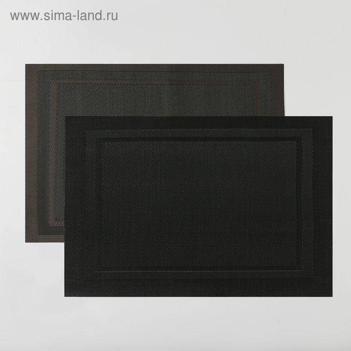 Салфетка сервировочная на стол Доляна «Окно», 45×30 см, цвет коричневый Салфетка сервировочная на стол Доляна «Окно», 45×30 см, цвет коричневый