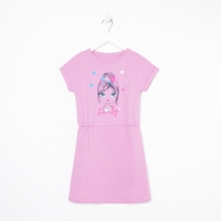 Платье для девочки, цвет сиреневый, рост 116 см