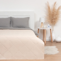 Покрывало LoveLife 2 сп 180х210&plusmn;5 см, цвет бежевый, микрофайбер, 100% п/э