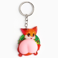 Брелок новогодний, для ключей, мялка «Будь на расслабоне» 4,7 х 12 см Брелок новогодний, для ключей, мялка «Будь на расслабоне» 4,7 х 12 см