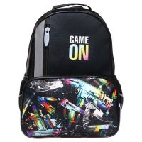 Рюкзак школьный, 37 х 26 х 13 см, эргономичная спинка, Calligrata ОРТ "Game on" Рюкзак школьный, 37 х 26 х 13 см, эргономичная спинка, Calligrata ОРТ "Game on"