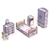Кукольная мебель «Спальня» Кукольная мебель «Спальня»