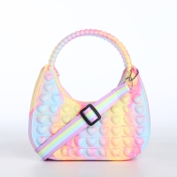 Сумка детская для девочки на молнии &laquo;Выбражулька&raquo;, pop it, цвет разноцветный