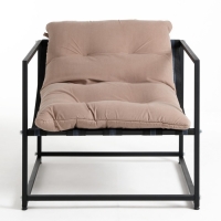 Стул "Дублин" разборный, Черный кофейный