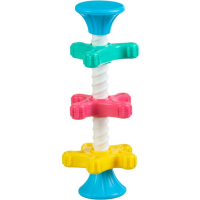 Развивающая игрушка пирамидка &laquo;Закрути меня&raquo; с шестеренками, погремушка, Крошка Я