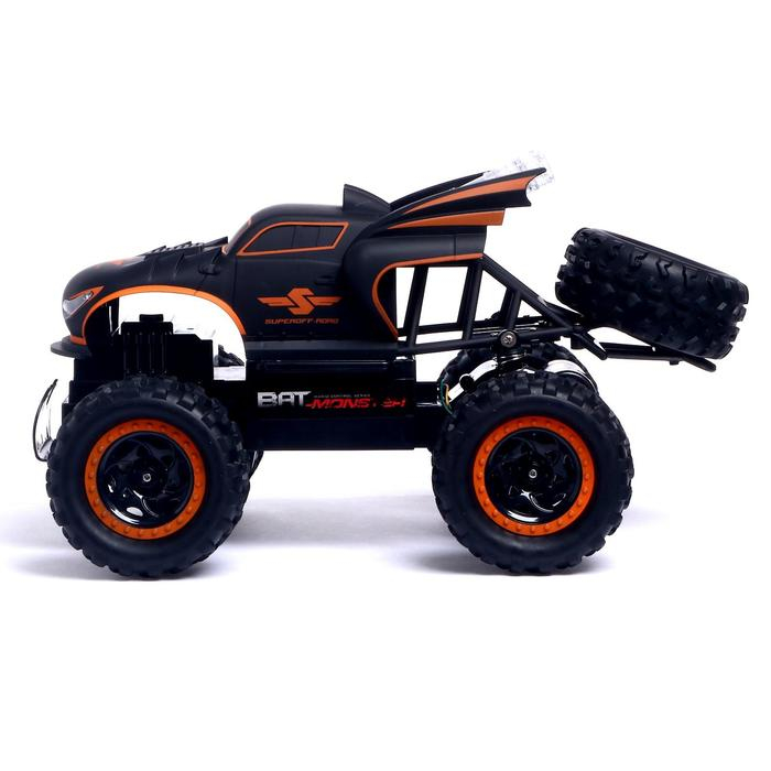 Джип &laquo;Герой&raquo;, радиоуправляемый, масштаб 1:12, задний привод, работает от аккумулятора, цвет МИКС