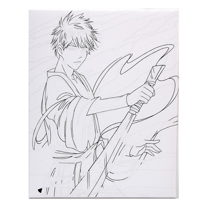 Картина по номерам на холсте с подрамником &laquo;Воин с клинком&raquo;, 40 х 50 см