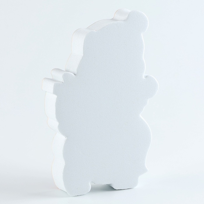 Аппликация пайетками для детей на новый год &laquo;Снеговик&raquo;, набор для творчества