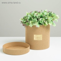 Коробка подарочная шляпная из микрогофры, упаковка, &laquo;Special for you&raquo;, 15 х 15 см