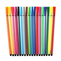 Фломастеры 18 цветов "Утка в очках", в пластиковом пенале, МИКС Фломастеры 18 цветов "Утка в очках", в пластиковом пенале, МИКС