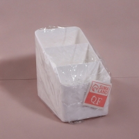 Органайзер для хранения «WHITE», 3 секции, 14,5 × 9 × 13 см, цвет белый Органайзер для хранения «WHITE», 3 секции, 14,5 × 9 × 13 см, цвет белый