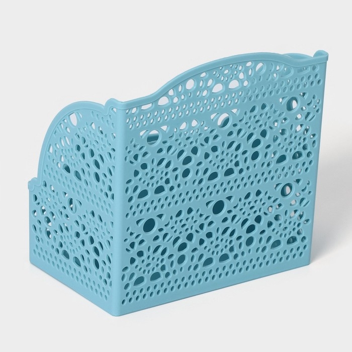 Корзина для хранения &laquo;Ажур&raquo;, 2 отделения, 13,3&times;8,3&times;13,2 см, цвет МИКС