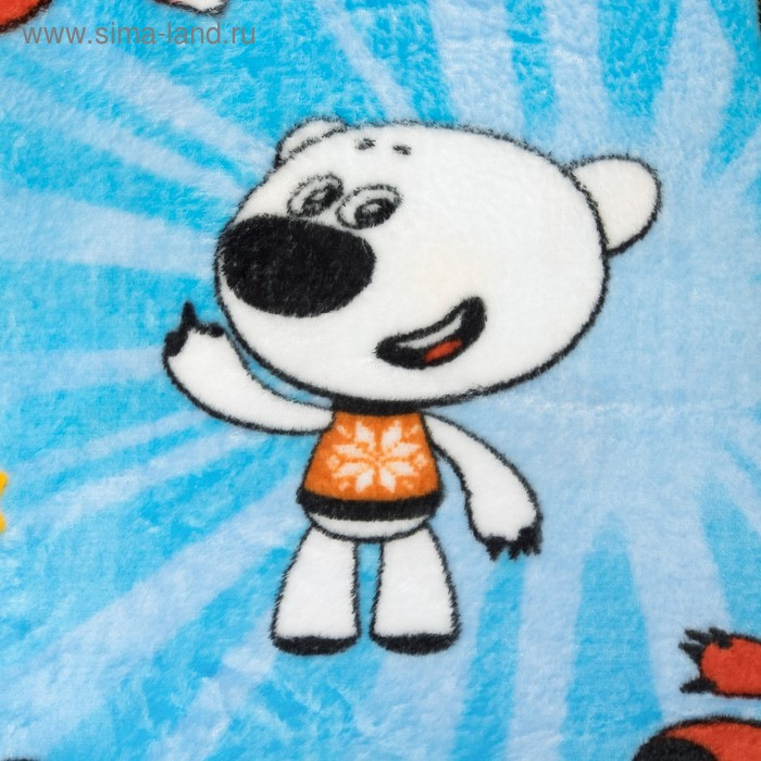 Плед Павлинка «МимиМишки», размер 150х100 см, цвет голубой, аэрософт Плед Павлинка «МимиМишки», размер 150х100 см, цвет голубой, аэрософт