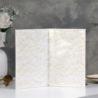 Папка для свидетельства о браке "Белая" бумвинил, А5 Папка для свидетельства о браке "Белая" бумвинил, А5