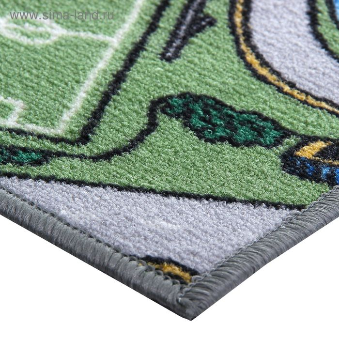 Палас &laquo;Лунапарк&raquo;, 120х100 см, зелёный