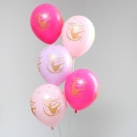 Воздушный шар латексный 12" «С Днём рождения. Легкость», пастель, цвет сирен., розов., фуксия, 25 шт. Воздушный шар латексный 12" «С Днём рождения. Легкость», пастель, цвет сирен., розов., фуксия, 25 шт.