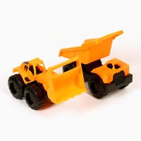 Самосвал в прицепом 42 х 11 х 17 см Самосвал в прицепом 42 х 11 х 17 см