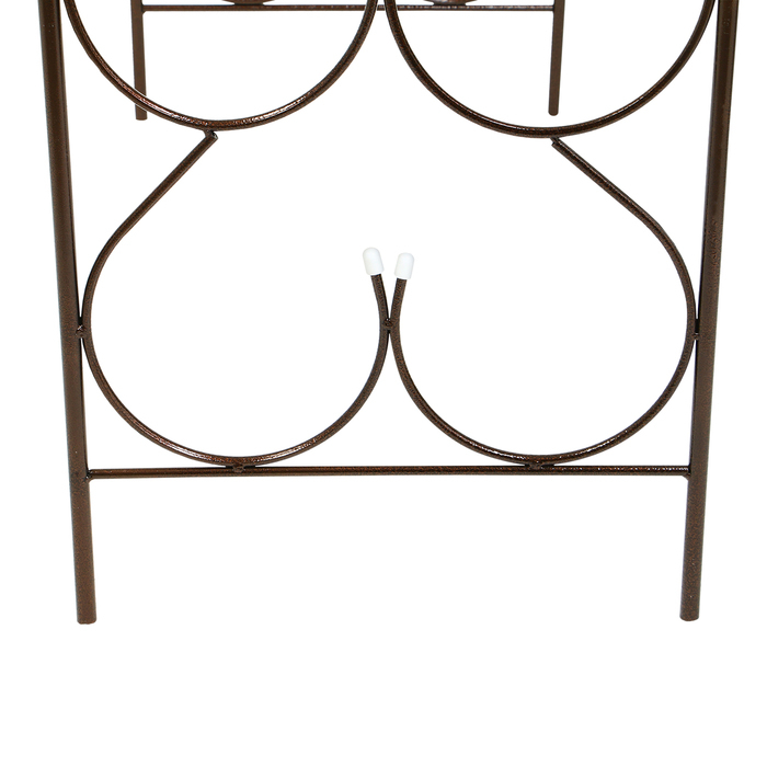 Арка садовая, разборная, 230 &times; 120 &times; 51 см, металл, бронзовая