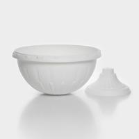 Кашпо уличное на ножке «Джулия», 8 л, цвет белый Кашпо уличное на ножке «Джулия», 8 л, цвет белый