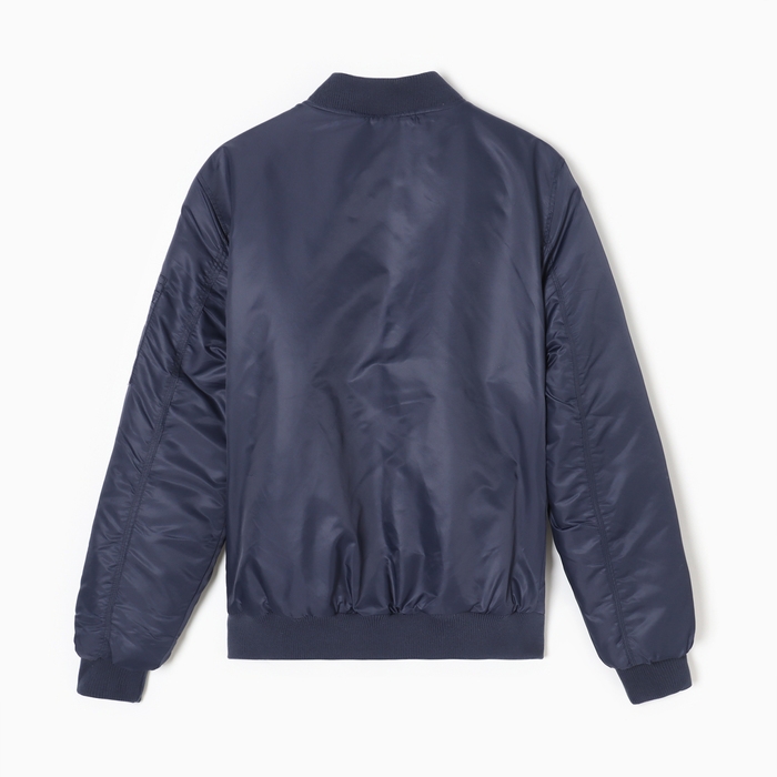 Бомбер мужской на молнии MIST, размер 46, синий