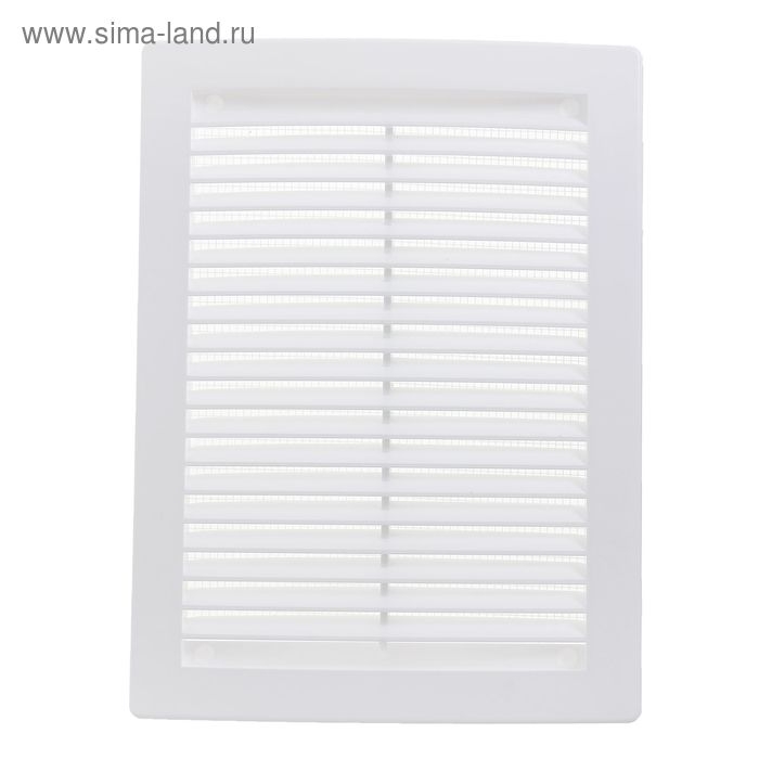 Решетка вентиляционная ERA 1520 РЦ, 150x200 мм, цилиндрическая, с сеткой, неразъемная