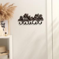 Крючки декоративные металл "Лягушки" 14х31х4 см Крючки декоративные металл "Лягушки" 14х31х4 см