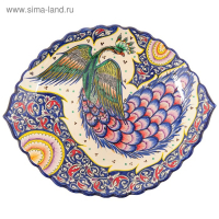 Ляган овальный Риштанская Керамика 42см Ляган овальный Риштанская Керамика 42см