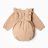 Боди-платье для девочки MINAKU, цвет бежевый, размер 86-92