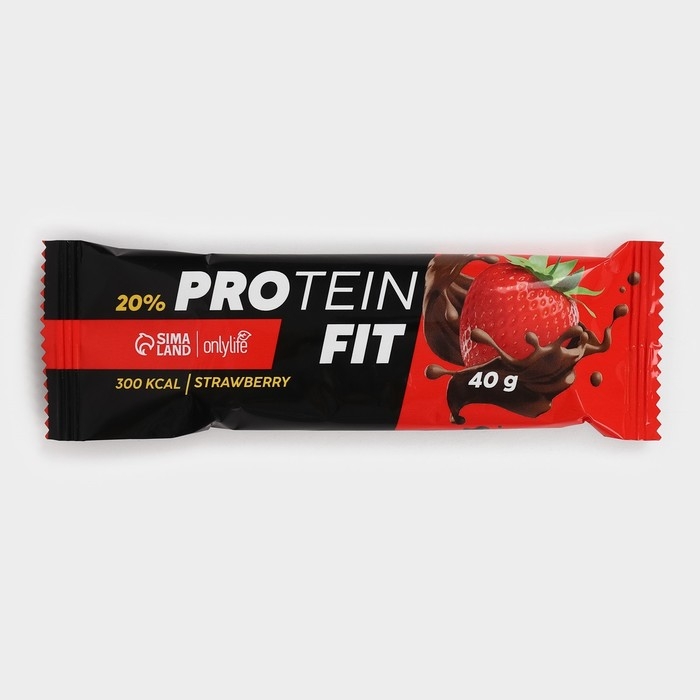 Протеиновый батончик Protein Bar, вкус: клубника, 40 г Протеиновый батончик Protein Bar, вкус: клубника, 40 г