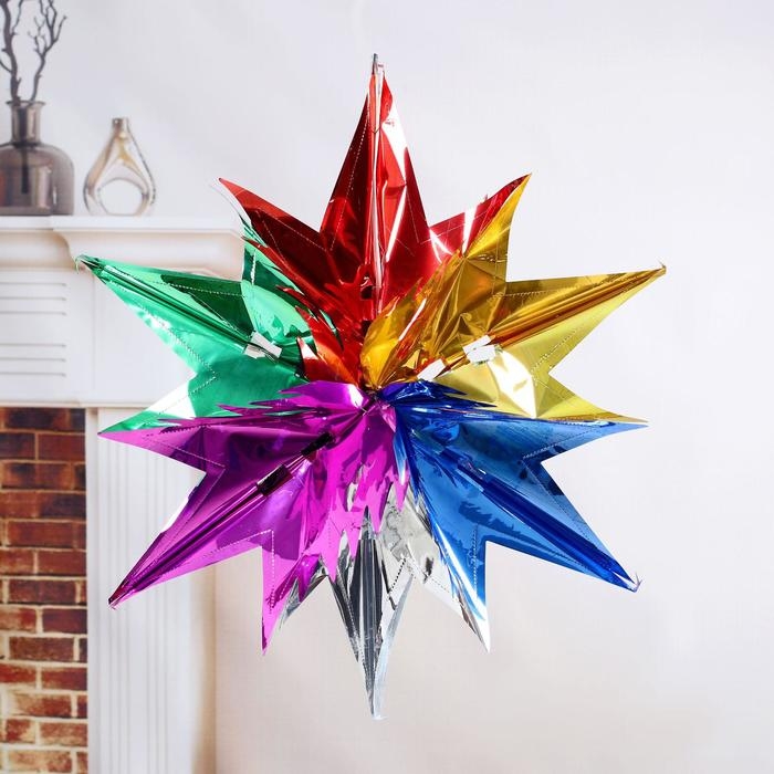 Шар фольгированный Шар фольгированный "Звезда" 30х28 см
