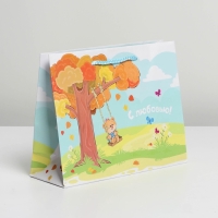 Пакет подарочный ламинированный, упаковка, &laquo;С Любовью&raquo;, MS 23 х 18 х 8 см