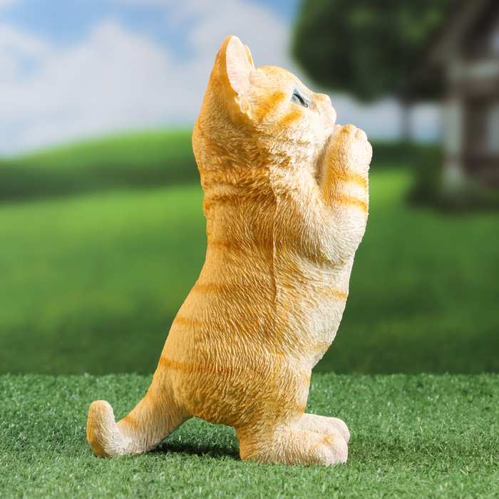 Садовая фигура Садовая фигура "Попрошайка рыжий" 10х16х22см