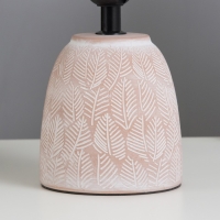 Настольная лампа "Линси" Е27 40Вт терракотовый 13х13х27,5 см