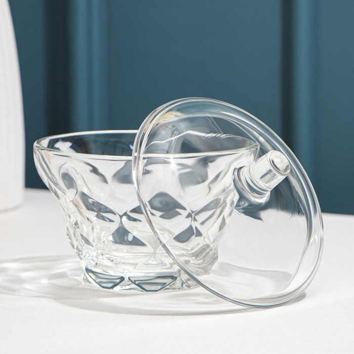 Сахарница стеклянная &laquo;Айсд Диамант&raquo;, 350 мл