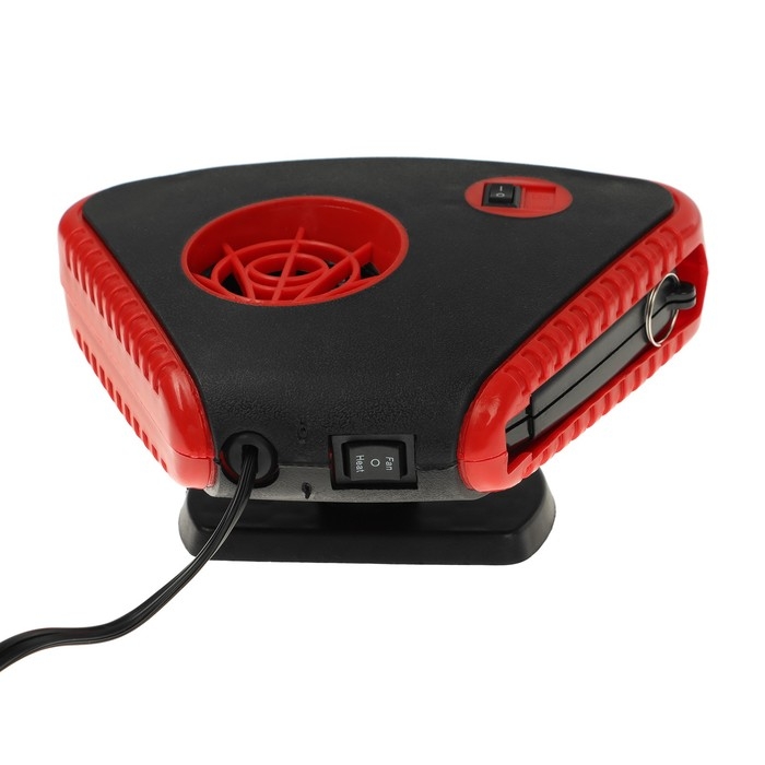 Тепловентилятор в автомобиль, 12 В, 150 Вт, подсветка, выносная ручка, провод 1,3 м